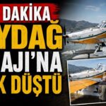 Beydağ Barajı’na Uçak Düştü