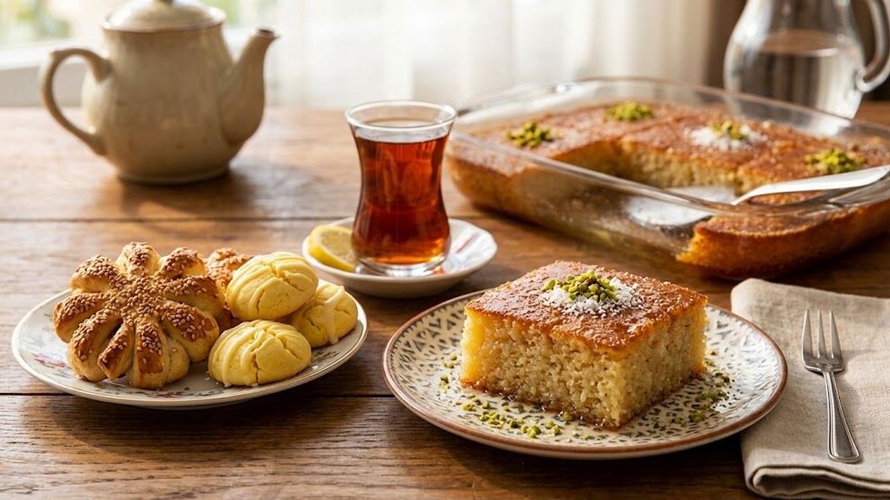 Şerbetli tatlıların lokumu... İrmikli Revani tarifi
