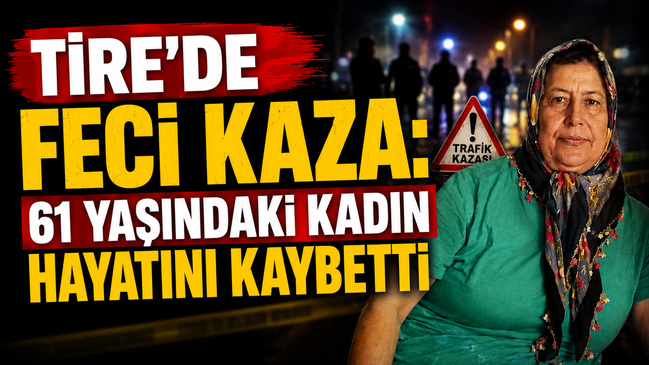 Tire Boynuyoğun'da Feci Kaza: 61 Yaşındaki Emine Öndeş Yaşamını Yitirdi