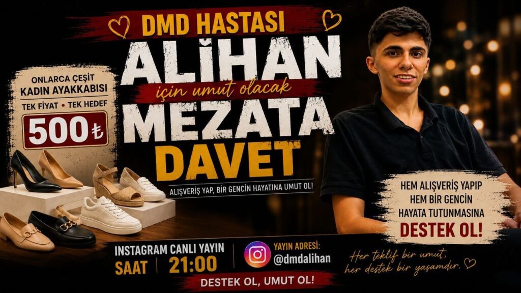 DMD Hastası Alihan İçin Umut Olacak Mezata Davet
