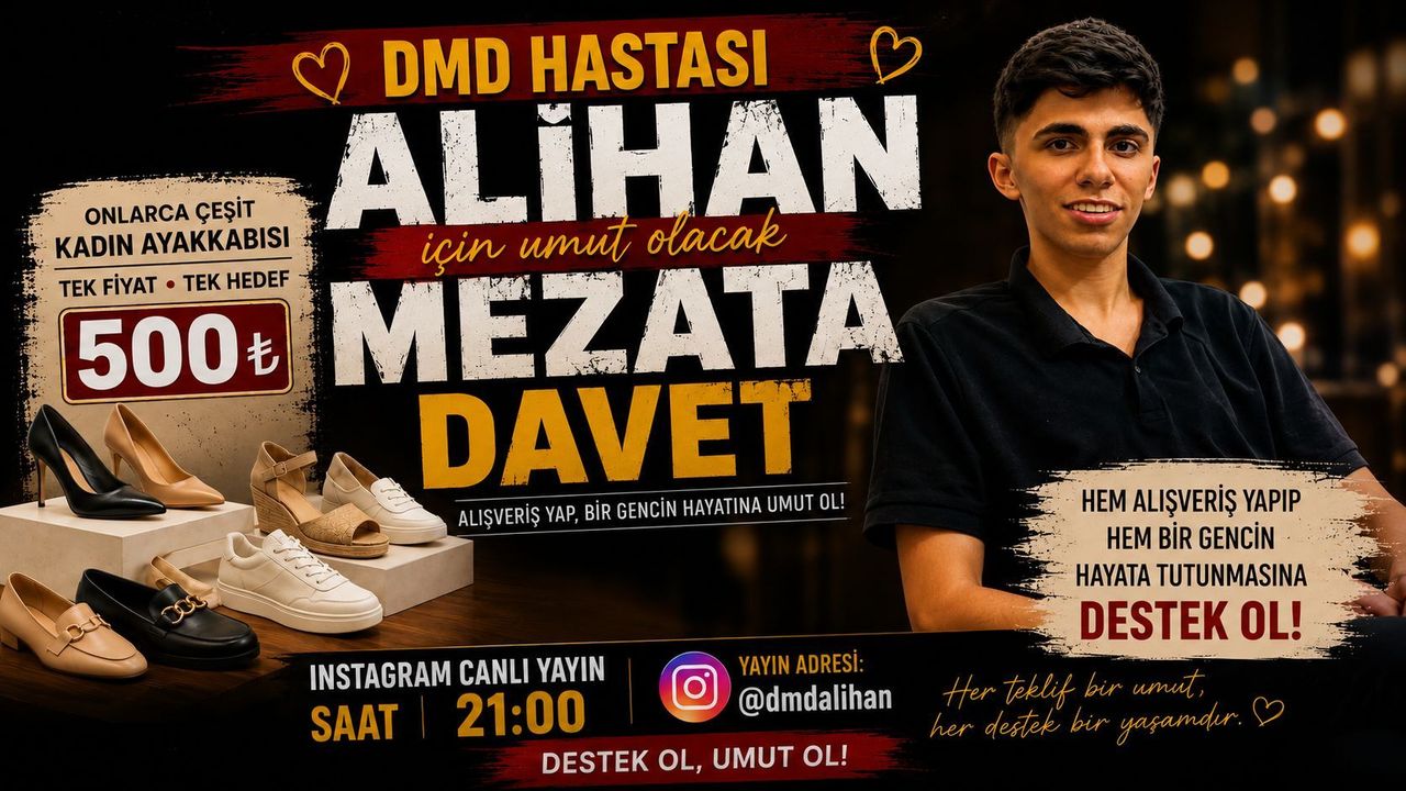 DMD Hastası Alihan İçin Umut Olacak Mezata Davet